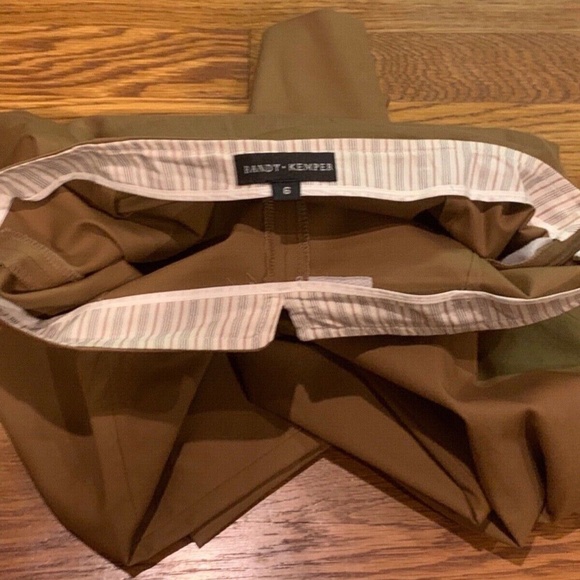Randy Kemper Women's Tan Cotton Pants w/ side zipper, Size 6 - Picture 10 of 11